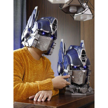 孩之宝killerbody变形金刚大黄蜂头盔可变形声控蓝牙擎天柱 擎天柱