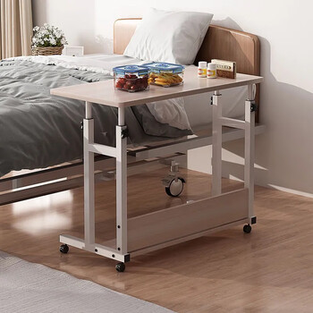 2021新品病床餐桌可移动可折叠移动升降小桌子床上餐桌医院病房病人