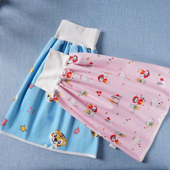 南极人纯棉隔尿裙男女宝宝防水隔尿垫儿童夜尿神器戒尿不湿婴儿可洗尿