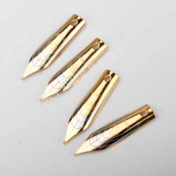 替换钢笔尖大明尖弯头美工尖 钢笔尖通用尖钢笔可配套笔尖6006/382