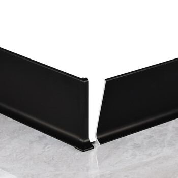 铝合金踢脚线4公分金属贴脚线不锈钢地角线6cm8cm极窄地脚线 4cm雅典