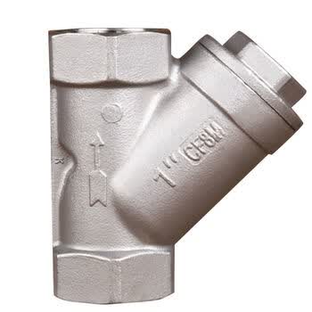 304不锈钢内螺纹丝口过滤器 高温蒸汽管道y型过滤器配件4分6分1寸 2寸