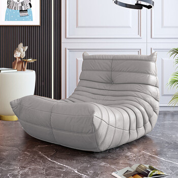 毛毛虫沙发阳台躺卧单人科技布毛毛虫懒人沙发客厅小户型简约现代三人