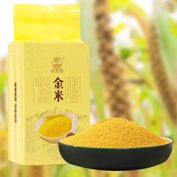 优禾臻农家金米米油丰富当季新粮金米粗粮小米粥月子米优质杂粮真空