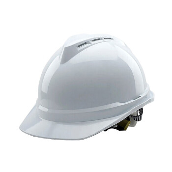 工者 透气型ABS安全帽 电力工程工地建筑施工头盔可定制logo 白色