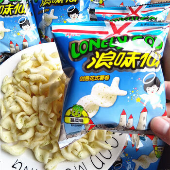 浪味仙创意花式薯卷田园蔬菜味膨化休闲零食网红薯片浪味仙散称40包