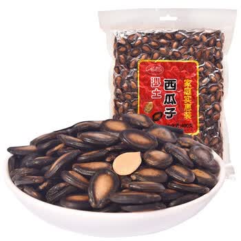 沙土西瓜子家庭实惠装400g/袋 五香味坚果炒货休闲办公小零食 西瓜子实惠装400g