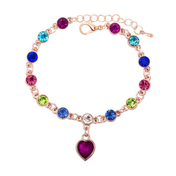 儿童手链女童爱莎手环宝宝水晶手镯公主小女孩小学生饰品小孩首饰手链