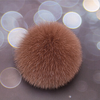 新年礼物毛绒球狐狸毛球包包挂件帽顶球车钥匙扣毛毛球皮草毛绒手机