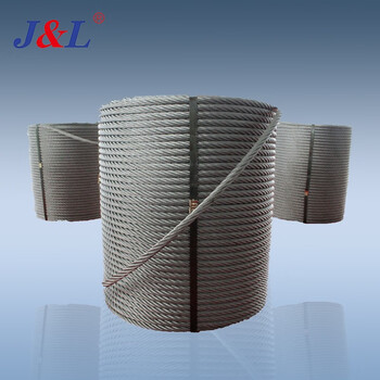 巨力索具 j&l 圆股钢丝绳 8*26ws类 吨价 φ22-28mm