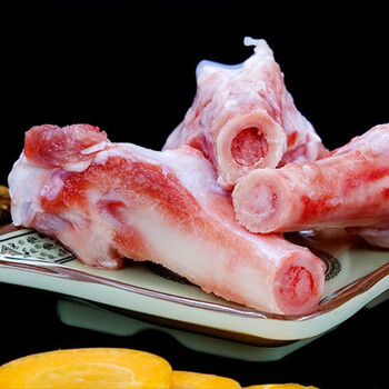 新鲜羊棒骨带骨髓羊脊骨羊蝎子羊筒骨吸骨髓羊腿骨羊棒骨4斤