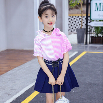 2022新款12岁中大童网红洋气十岁初中学生小女孩夏季衣服11至13岁女装