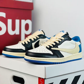 nike air 1 low og 乔一代经典低帮 篮球鞋ts藤浩联名闪电倒钩 现货