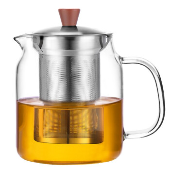 绿珠lvzhu 茶壶玻璃茶具700ml 大容量过滤煮茶器办公养生泡茶壶 家用加厚耐热烧水壶 G353