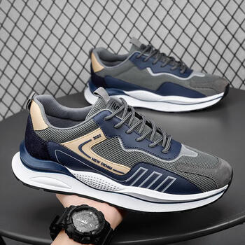 李宁五羽轮比男鞋春季潮流时尚休闲旅游ins潮超火网面运动阿甘板鞋