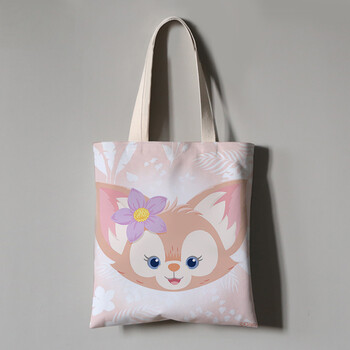 猛仕将玲娜贝儿帆布包小狐狸背包包周边琳娜贝尔同款diy可爱环保手提