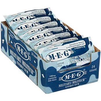 meg军事口香糖 5颗/包 美国military energy 开车考试 口香糖薄含