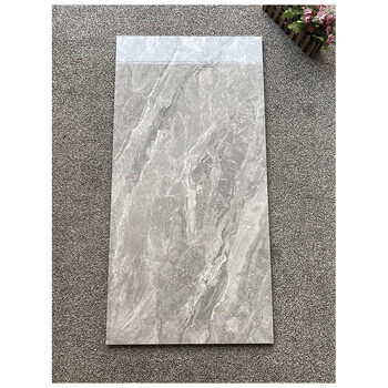 新款灰色瓷砖600x1200岩板板材客厅地砖墙砖防滑地板砖背景墙大板 ck