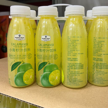 山姆会员店小青柠汁味饮料1l300ml新鲜果汁菲律宾时令小青桔汁小青柠