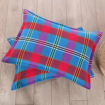 老粗布枕套枕头套一对成人单人加厚加大宿舍枕芯套巴利兰枕套一只实发