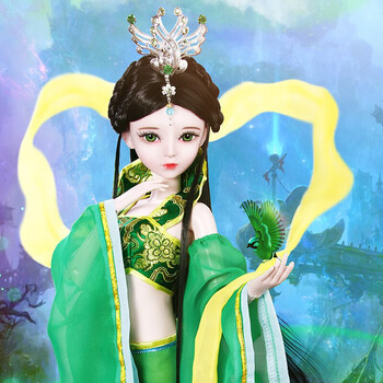 sd限量收藏古装唐朝新娘女孩玩具清朝格格公主女孩大礼盒 青鸾仙子
