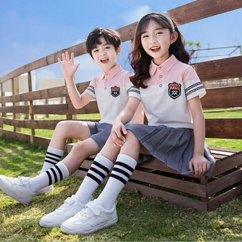 小学生校服夏装运动学院风两件套幼儿园园服夏天儿童毕业表演班服