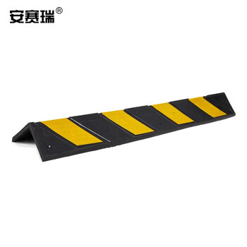 安赛瑞 橡胶护角直角 停车场地下室车库轮廓标 反光防撞条护墙角 1000