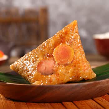 新品嘉兴粽子大肉粽双蛋黄鲜肉粽子网红七龙珠十全十美端午蛋黄肉粽