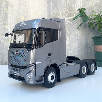 福田原厂卡车模型124欧曼银河牵引车est拖头gtl牵引卡车合金仿真模型