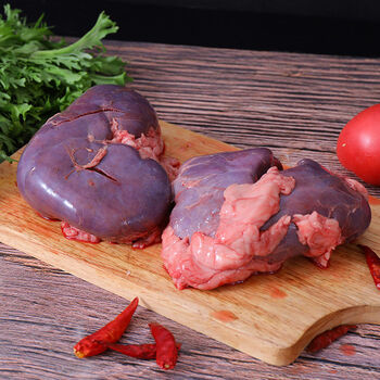 驴腰子新鲜现杀驴肾河北特产正宗驴腰批农家散养驴腰花真空装顺丰一对