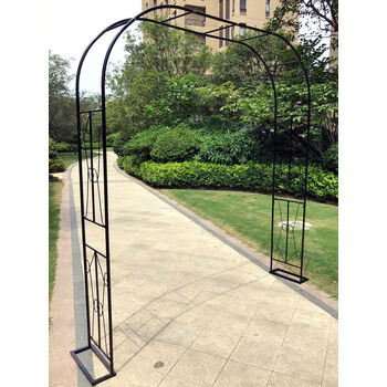 花架爬藤架户外鲜花架子铁艺月季铁线莲户外攀爬支架花园葡萄藤架