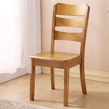 梓椿全实木椅子靠背椅餐椅家用现代简约木头中式书桌椅凳子餐厅餐桌椅