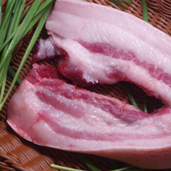农家散养精品带皮土猪肉三层肉五花肉带皮生猪肉新鲜肉类精三线精选