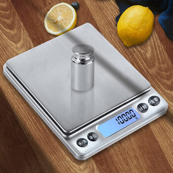 雅高厨房秤电子秤烘焙秤家用称厨房秤食物克秤精准01g3kgygc053