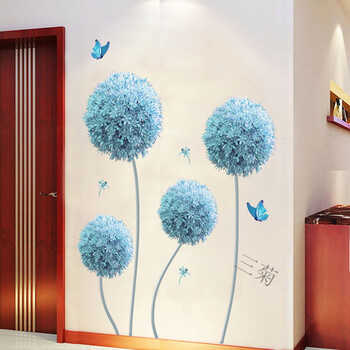 明凡创意贴画宿舍房间装饰墙纸自粘卧室温馨小清新电视背景墙贴纸