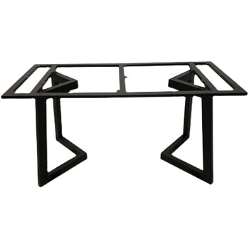 定制岩板桌腿支架餐桌大理石桌子腿大板桌脚茶几架子金属茶桌桌架2号