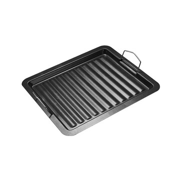 烧烤盘户外家用韩式不粘煎盘户外烤肉盘烧烤配件户外烤炉煎盘