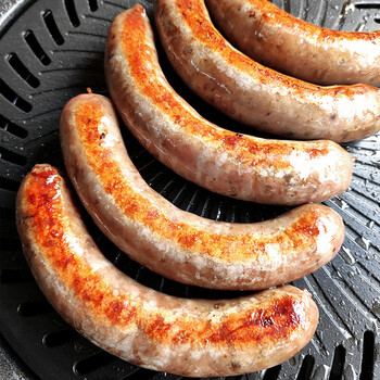 纯牛肉肠烤肠进口极和牛原切牛肉配制生肉肠味亲王烧烤食材儿童早餐黑