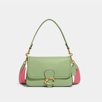 coach蔻驰女包softtabby柔软平纹单肩包软欧包女士经典款时尚单肩腋下