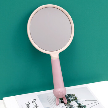 化妆镜带灯化妆镜子led带灯折叠宿舍台式美妆小镜子桌面便携随身化妆