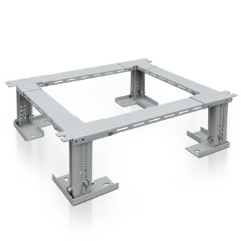 服務器機櫃底座機墩承重支架機房用加厚高深可調節19寸機櫃底座 電信