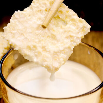 纯奶奶皮子内蒙古特产鲜牛奶奶皮子牧民自制3张x90克共270克优惠