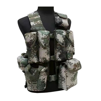 絮实 06式战斗携行具 战斗马甲 战斗背心 数码迷彩（干部）3款可选 牛津布1000D