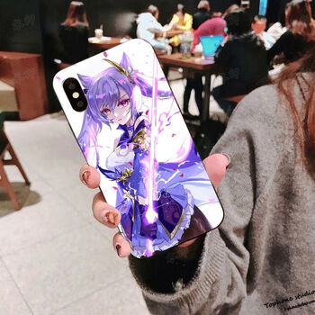 刻晴二次元原神手机壳适用于oppoa53a11xreno65r15a72a5310opporeno6