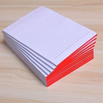 本子学生草稿本信纸信笺作业本文稿纸书写草纸开学季 加厚优等单线纸