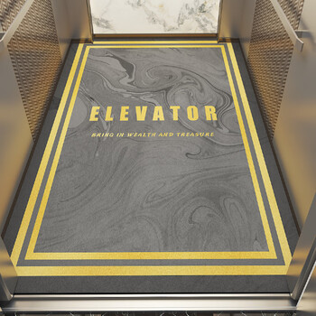 凝余 电梯轿厢地板pvc无缝拼接专用高档加厚地垫别墅间保护垫定制图案