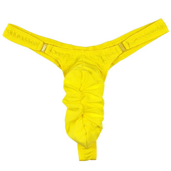 【保密发货】男士性感丁字裤u凸囊袋诱惑低腰细带可解扣内裤露臀pp