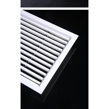 中央空调出风口格栅百叶黑白双色线型风口可定制加长检修口通风口 出