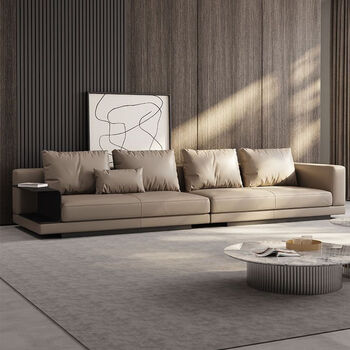 缦宛木康纳利沙发意式极简沙发现代简约小户型客厅头层牛皮别墅直排