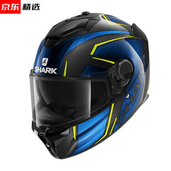 shark全盔洛伦佐法国shark鲨鱼头盔男冬季摩托车头盔女碳纤维机车头盔